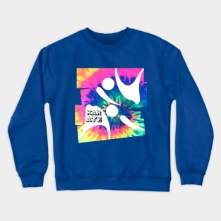 KARATE Colorful Tie Dye Crewneck Sweatshirt